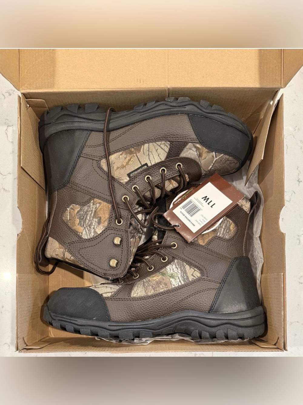 HERMAN SURVIVORS 8" Men's Realtree Xtra Waterproof Hunting Boots, Size 11 Wide